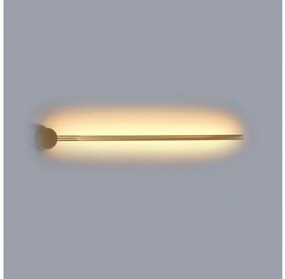 Απλίκα Φωτιστικό Τοίχου LED 7W 3000K μεταλλικό 43015 Inlight-43015-GL-Χρυσό 43015-GL