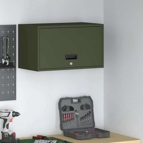 vidaXL Ντουλάπι τοίχου για γκαράζ Λαδί 60 x 33 x 35 εκ