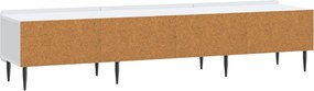 vidaXL Ντουλάπι TV Λευκό 147 x 34,5 x 32 εκ Επεξεργασμένο Ξύλο