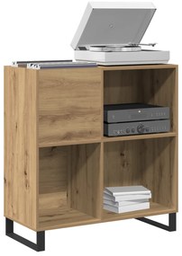 vidaXL Ντουλάπα Δίσκων Παλιό Ξύλο 84.5x38x90 εκ Ξύλο Μηχανής