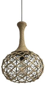 Φωτιστικό Οροφής 77-3612 HM7 Rep Black &amp; Rope Homelighting Rope