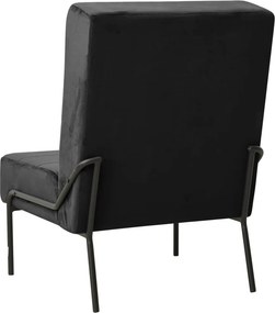 vidaXL Καρέκλα Χαλάρωσης 65 x 79 x 87 Μαύρη Βελούδινη