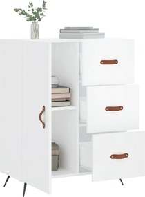 vidaXL Ντουλάπι Γυαλιστερό Λευκό 69,5x34x90 εκ. Επεξεργασμένο Ξύλο