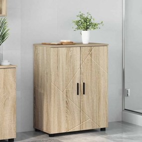 vidaXL Ντουλάπι Μπάνιου Δρύς Sonoma 60 x 35 x 80 εκ