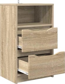 vidaXL Κομοδίνα 2 pcs Δρύς Sonoma 40 x 30 x 467 εκ Επεξεργασμένο ξύλο