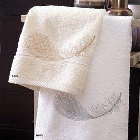 Πετσέτες Rhythm Σετ 3τμχ Ecru Ρυθμός Towels Set 100% Βαμβάκι