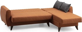 Stewehome Γωνιακός καναπές Alkon 223x130x86 cm