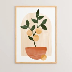 Πίνακας Otoben pakoworld με ψηφιακή εκτύπωση και πλαίσιο 33x1.5x48εκ