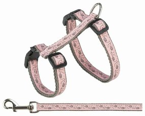 Λουρί Γάτας Trixie Γκρι Ροζ 27-45 cm