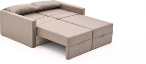 Διθέσιος Καναπές Κρεβάτι Καφέ SAROS 110x155x72