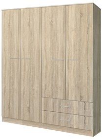 Ντουλάπα ArteLibre SASSA Φυσικό Μοριοσανίδα 120x50x195cm