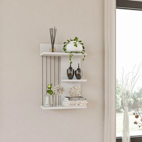 Ράφι Τοίχου Λευκό FIFREME 40x19x60