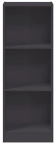 vidaXL Βιβλιοθήκη με 3 Ράφια Λευκή 40x24x109 εκ. Επεξεργασμένο Ξύλο