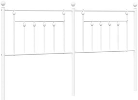 vidaXL Ανταλλακτικό κεφαλάρι Λευκό 160 εκ. Μεταλλικό
