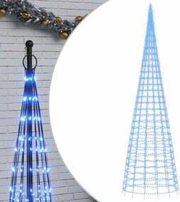 vidaXL Χριστουγεννιάτικο δέντρο LED 3000 LED Μπλε 800 εκ.