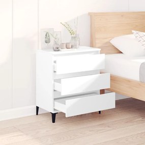 vidaXL Συρταριέρα Λευκή 60 x 35 x 70 εκ. από Επεξεργασμένο Ξύλο
