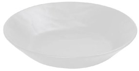 Πιάτο Μελαμίνης Βαθύ Στρογγυλό 21εκ. Wavy Matte White ESPIEL MLW394K48-6