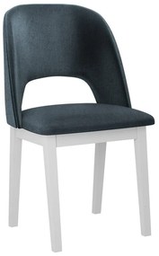 Καρέκλα Victorville 333, Άσπρο, Γκρι, 82x45x45cm, 6 kg, Ταπισερί, Ξύλινα, Ξύλο: Οξιά | Epipla1.gr
