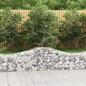 vidaXL Συρματοκιβώτια Τοξωτά 50 τεμ. 200x50x40/60 εκ. Γαλβαν. Ατσάλι