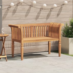 vidaXL Πάγκος Κήπου 127.5x52x80 εκ. Μασίφ Ξύλο Teak