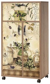 Ντουλάπι Kiler 869VEL4507 60x36x116cm Multi Μοριοσανίδα, Μελαμίνη
