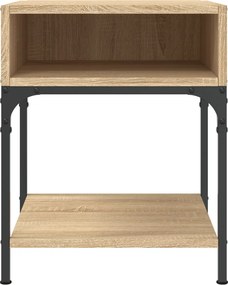 vidaXL Κομοδίνα 2 τεμ. Sonoma Δρυς 40x41x50 εκ. από Επεξεργασμένο Ξύλο