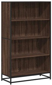 vidaXL Βιβλιοθήκη καφέ δρυς 80,5x35x139 cm Κατασκευασμένο ξύλο