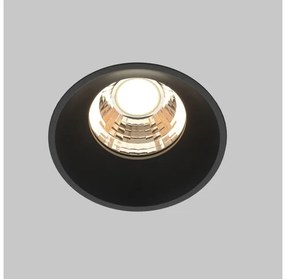 Χωνευτό Σποτ Φωτιστικό Οροφής LED 7W Μαύρο Trimless Round DL058-7W3K-TRS-B Maytoni DL058-7W3K-TRS-B