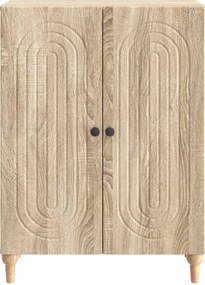 vidaXL Πλαϊνό γραφείο Sonoma Δρυς 66 x 34,5 x 90 εκ Επεξεργασμένο Ξύλο