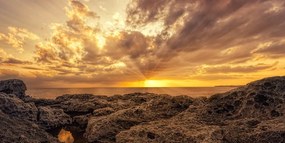 Εικόνα βράχια θάλασσα - 100x50