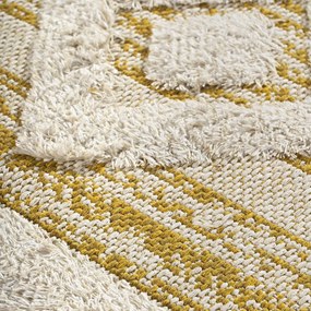 Beauty Home Χαλί βαμβακερό Morocotton 9239 Κίτρινο 150x220