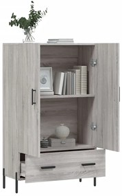 vidaXL Ντουλάπα Γκρι Sonoma 69,5 x 31 x 115 εκ. από Επεξεργασμένο Ξύλο