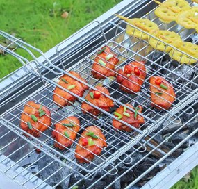 Διπλή Μεταλλική Σχάρα Ψησίματος 31x25cm