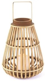 Επιτραπέζιο Φαναράκι Μπαμπού STRUDEL F0711111 IP44 LED 0,06W ACA-F0711111-Μπεζ F0711111