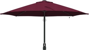 vidaXL Ομπρέλα Κήπου Βεραμάν Κόκκινο 248 x 248 x 148 εκ.