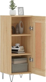 vidaXL Ντουλάπι Sonoma Δρυς 34,5x34x90 εκ. από Επεξεργασμένο Ξύλο