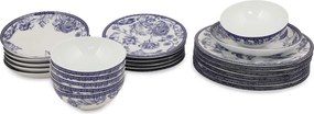 Dinner Set (24 Pieces) ZG24Y2420939016 Blue
White