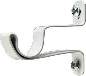 Κουρτινόξυλο Φ12mm Μονό Επεκτεινόμενο 55-85cm Με Άκρα Grace Cup White 510100