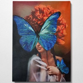 Πίνακας Καμβάς 405HND1180 50x70cm Multi Wallity Κάθετοι Wood, Canvas