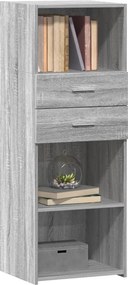 vidaXL Ντουλάπι Γκρι Sonoma 45x42,5x124 εκ. από Επεξεργασμένο Ξύλο