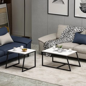 Coffee Table Minimal - White White