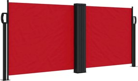 vidaXL Σκίαστρο Πλαϊνό Συρόμενο Κόκκινο 100 x 1000 εκ.