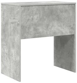 vidaXL Γραφείο Γκρι σκυροδέματος 70 x 40 x 76 εκ. Επεξεργασμένο ξύλο
