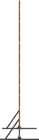 vidaXL Οθόνη Ιδιωτικότητας 100 x 50 x 180 εκ. Σκ rusty