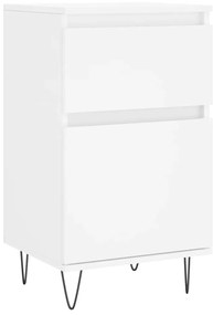vidaXL Ντουλάπια 2 τεμ. Λευκά 40 x 35 x 70 εκ. από Επεξεργασμένο Ξύλο