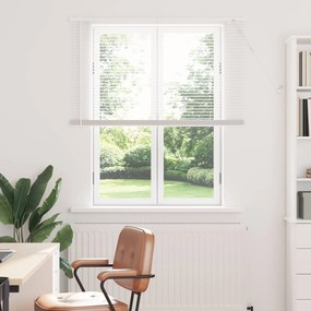 vidaXL Βενετσιάνικη Σκίαση Λευκός 150 x 110 εκ 25 mm PVC