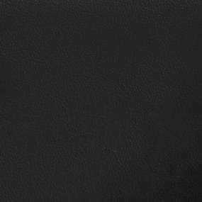 vidaXL Κεφαλάρι με Πτερύγια Μαύρο 93x16x118/128 εκ. Συνθ. Δέρμα
