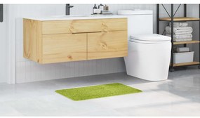 vidaXL Πατάκι μπάνιου Πράσινο 50 x 80 cm Πολυπροπυλένιο