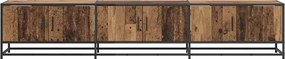 vidaXL Μονάδες TV 210 x 35 x 41 εκ Παλιό Ξύλο