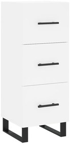 vidaXL Ντουλάπι Λευκό 34,5 x 34 x 180 εκ. από Επεξεργασμένο Ξύλο